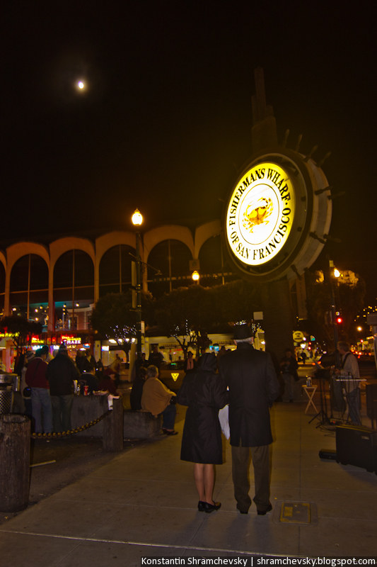 USA California San Francisco Fishermans Wharf США Калифорния Сан Франциско Рыбацкая пристань