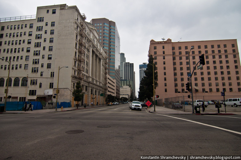 USA California Los Angeles Downtown США Калифорния Лос-Анджелес Центр Даунтаун