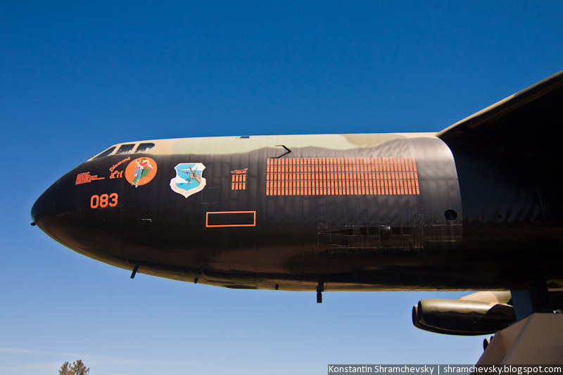 USA Colorado Colorado Springs Air Force Academy B-52 Stratofortress Diamond Lil США Колорадо Колорадо Спрингс Академия Военно Воздушных Сил США Б-52 Стратофортресс Бомбардировщик Ракетоносец