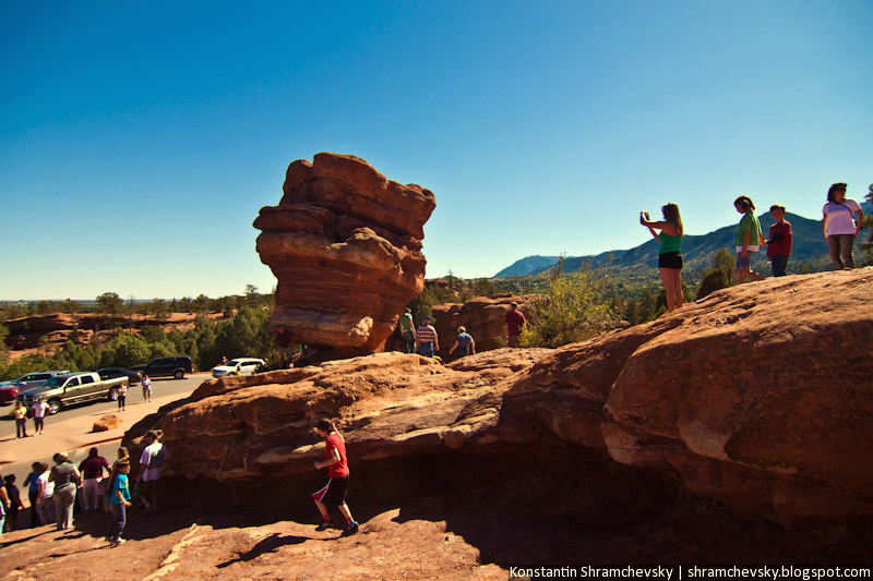USA Colorado Springs Garden Of The Gods США Колорадо Спрингс Сад Богов