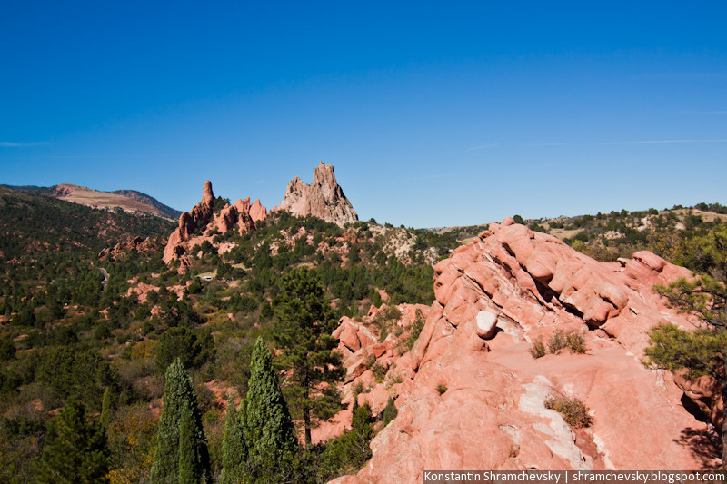 USA Colorado Springs Garden Of The Gods США Колорадо Спрингс Сад Богов