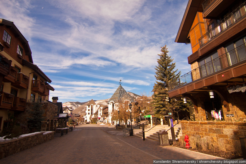 USA Colorado Vail Ski Resort США Колорадо Вэйл Горы Лыжный Курорт