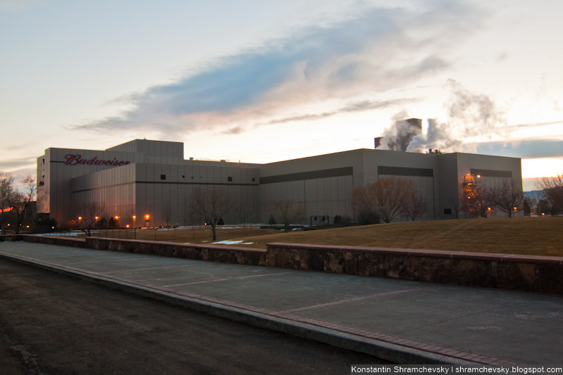 USA Colorado Fort Collins Budweiser Brewery США Колорадо Форт Коллинз Бадвайзер Будвайзер Пивзавод
