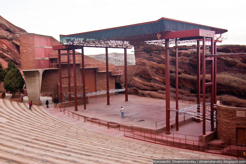 USA Colorado Denver Red Rocks Amphitheater США Колорадо Ред Рокс Красные Скалы Амфитеатр