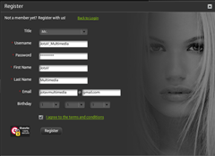 flauntR - Registo flauntR - Registo