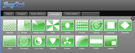 JayCut 3 Transições