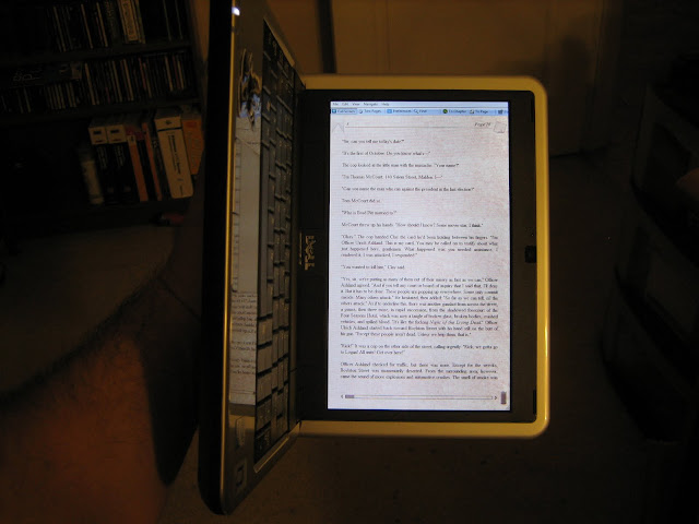 eReader view on a netbook