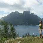 Auf diesen Berg in Bora Bora wollten wir nicht steigen, der kleine wo wir drauf stehen reicht auch.