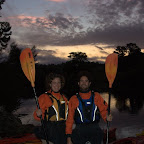 Bereit fürs Nachtpaddeln in die Glühwürmchen-Höhle.