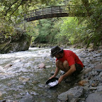 Goldwaschen auf dem Weg an die Westküste