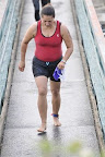 Just after coming out of the water Sheesh that was hard.