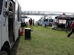 The finish line area