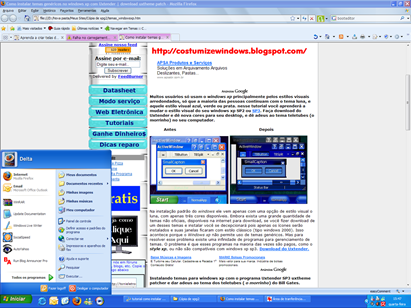 image8 thumb Tutorial como instalar temas genéricos no windows xp e modificar o estilo visual das janelas com Uxtender the uxtheme patch. Download uxtender 1.3