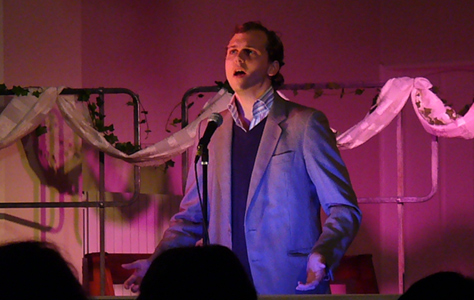 Francis Forbes-Edwards (singer) as Alencon from the Joan of Arc Musical.