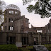 On the way from Hakata to Nagoya, I left the Shinkansen in Hiroshima. This is the famous atomic bomb dome, one of the few buildings that remained standing after the bomb was dropped. Has been preserved in the exact same state.