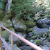 Small waterfall from the bridge.