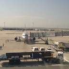 The plane that would take us to Russia.