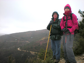 liz and julio in the rain