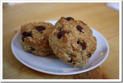 coco loco vegan cookie chocolate chip coconut walnut oat
