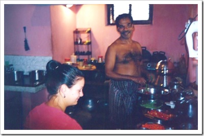 cooking with karup, arunmula,kerala,  india 2000