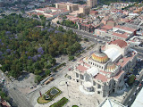 Depuis la tour de Mexico City