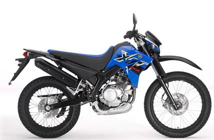 Yamaha XT125R blue