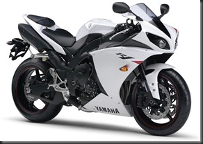 Yamaha YZF-R1 white