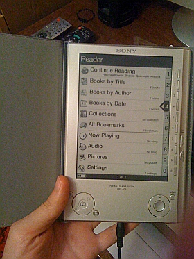 Как перепрошить sony reader