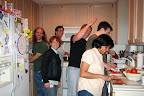 Eveybody chops something; Othar chops Matt.