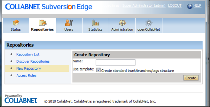 subversion create new branch