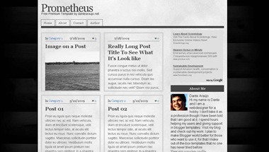 prometheus blogspot template prometheus blogspot template