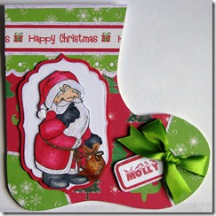 Card No. 088 - Molly's Christmas Stocking 001
