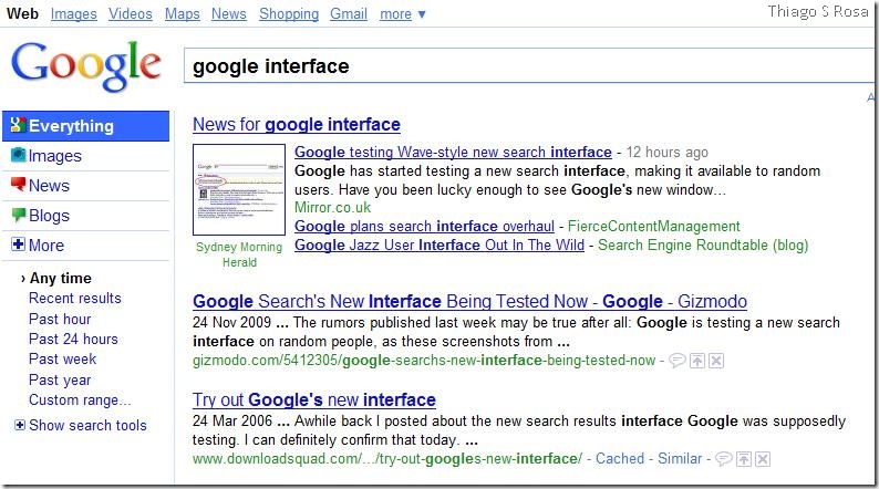 googlenewinterface
