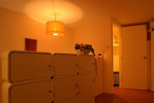 Locker and changing room