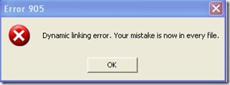 linking error