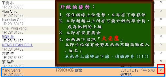 恭喜! 台灣 Yang Sanfei 於12.20 自動升級正式會員加入VEMMA大家庭~