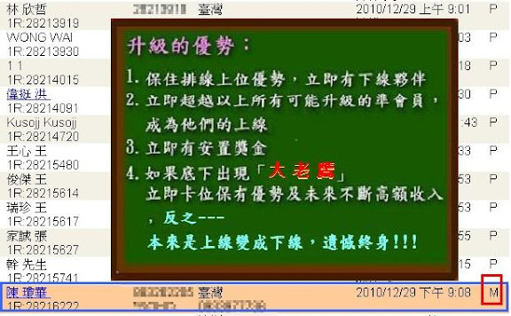 恭喜! 台灣(陳 瓊華) 評估18天,於01/17 自動升級成為VEMMA正式會員