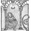 Norman Liebold | Illustrationen | "Krähe und Nachtigall" | Alte Zeichnung: Insel im See