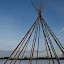  &ndash; Houten skelet van de wigwam