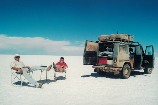 Gunther and Christine, Bolivia Salt Flats