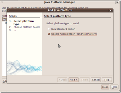 Android - Add Platform 2