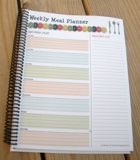 download able meal planner