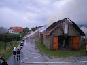 Brandeinsatz - Wirtschaftsgeb�udebrand in Wolfgruben