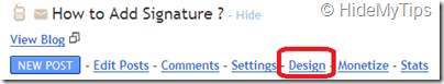 choosing Design option choosing Design option