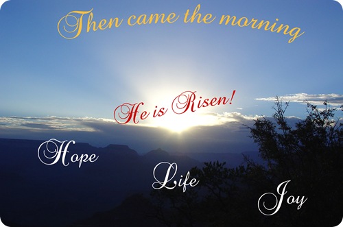 he is risen he is risen