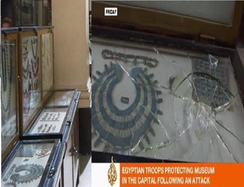 Museu do Cairo – Fotos Comparativas de Peças Saqueadas