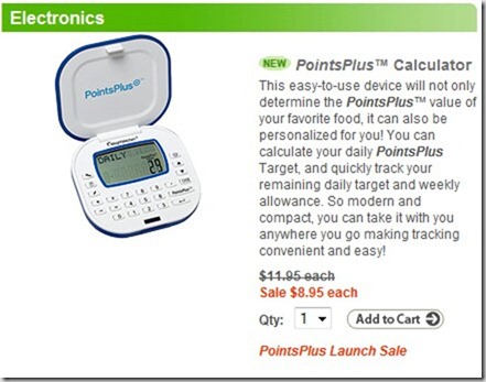 WW PointsPlus Calculator