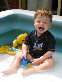 Lachlan in the Pool