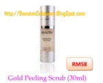 beautee gold peeling gel scrub