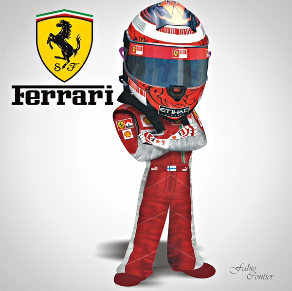 fsone 2008 Кими Райкконен Ferrari